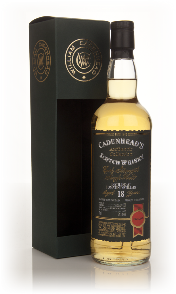 Tomatin 18 Year Old 1994 - Authentic Collection (WM Cadenhead) 70cl product image