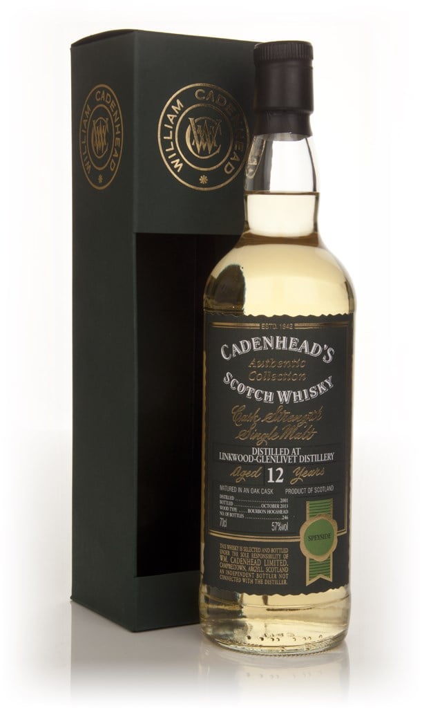 Linkwood-Glenlivet 12 Year Old 2001 - Authentic Collection (WM Cadenhead)  70cl product image