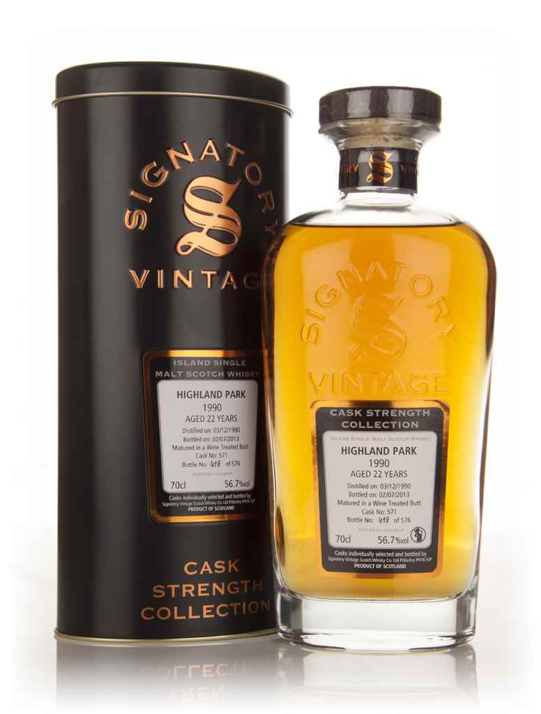 Highland Park 22 Year Old 1990 (cask 571) - Cask Strength Collection (Signatory) 70cl product image