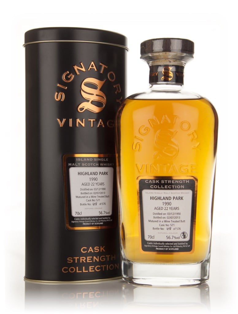 Highland Park 22 Year Old 1990 (cask 571) - Cask Strength Collection (Signatory) 70cl product image