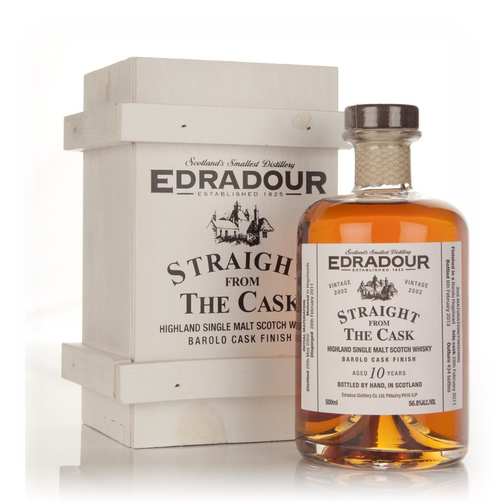 Edradour 10 Year Old 2002 Barolo Cask Finish 56.8% - Straight From The Cask 50cl product image