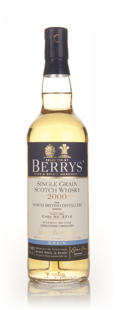 North British 12 Year Old 2000 (cask 4314) - (Berry Bros. & Rudd) 70cl product image