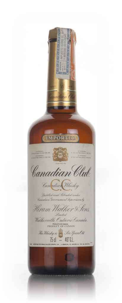 Canadian Club 6 Year Old Whisky - 1977 75cl product image