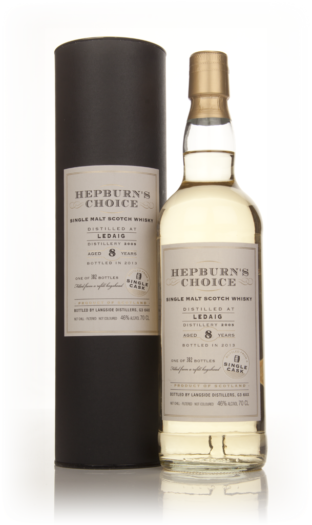 Ledaig 8 Year Old 2005 - Hepburn's Choice (Langside) 70cl product image