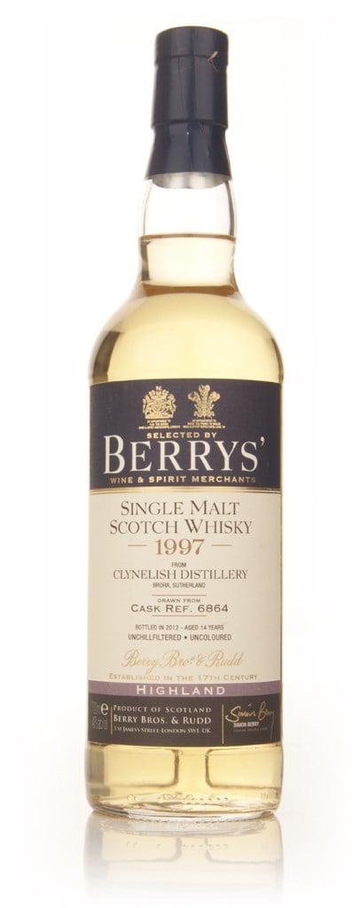 Clynelish 14 Year Old 1997 (cask 6864) - (Berry Bros. & Rudd) 70cl product image