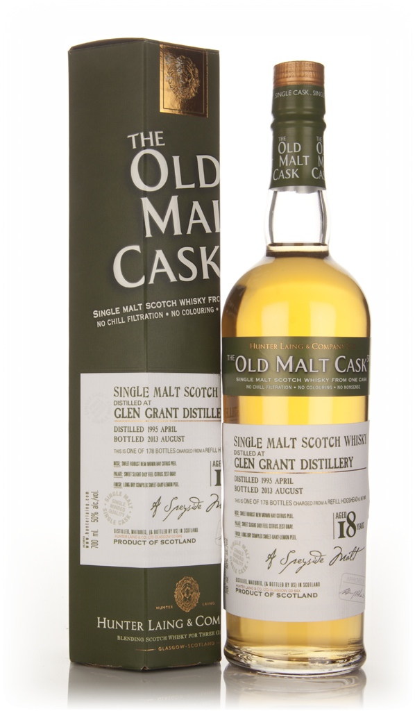 Glen Grant 18 Year Old 1995 (cask 9920) - Old Malt Cask (Hunter Laing) 70cl product image