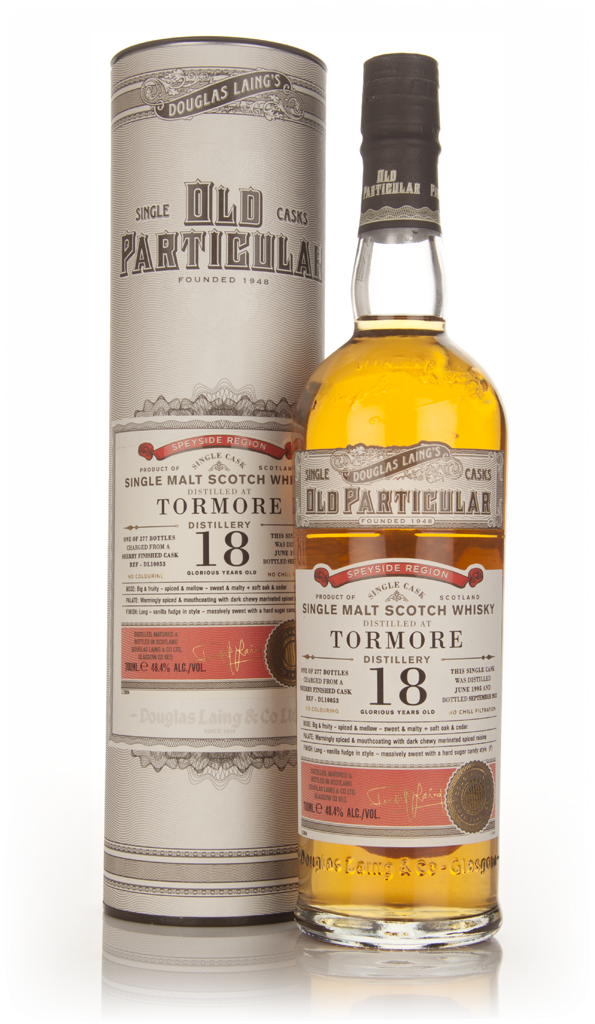 Tormore 18 Year Old 1995 (cask 10053) - Old Particular (Douglas Laing) 70cl product image