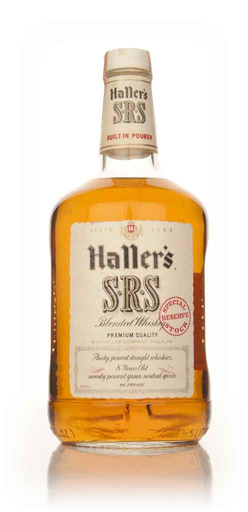 Haller’s SRS Blended Whiskey - 1970s 175cl product image