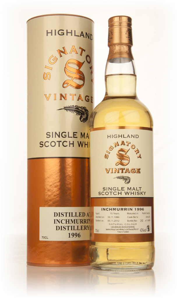 Inchmurrin 15 Year Old 1996 (casks 24+25) (Signatory) 70cl product image