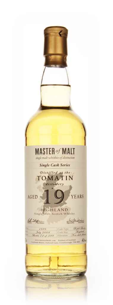 Tomatin 19 Year Old - Single Cask (Master of Malt) 70cl product image