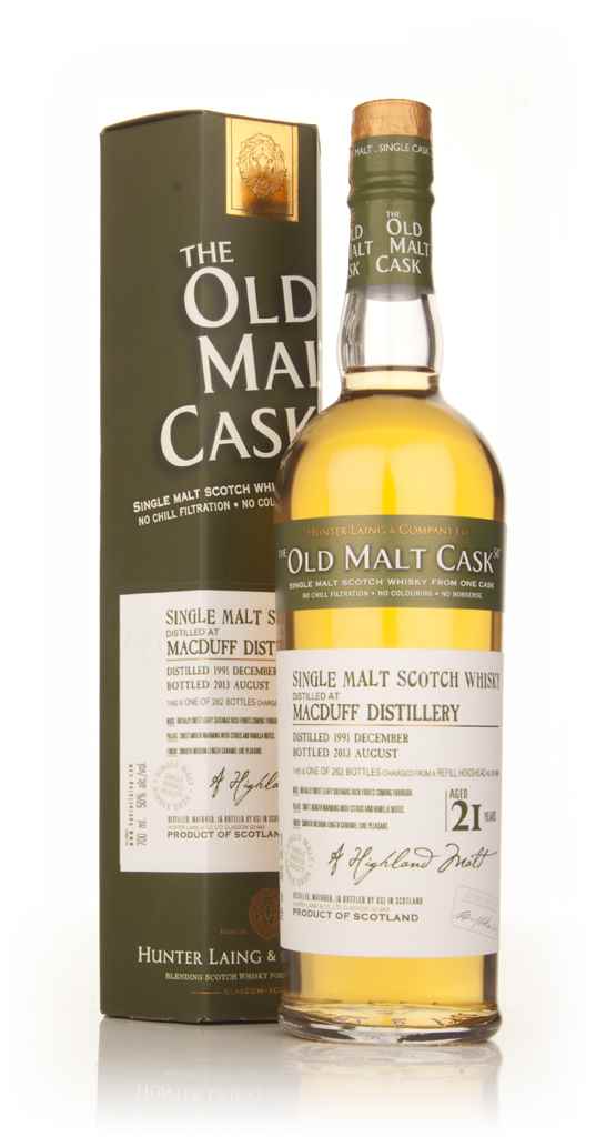 Macduff 21 Year Old 1991 (9909) - Old Malt Cask (Hunter Laing)  70cl product image