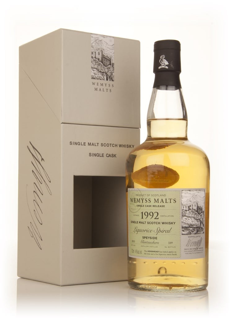 Liquorice Spiral 1992 - Wemyss Malts (Glentauchers) 70cl product image