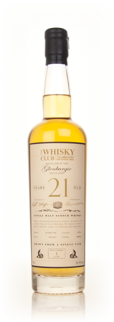 Glenburgie 21 Year Old 1992 (The Whisky Club) 70cl product image