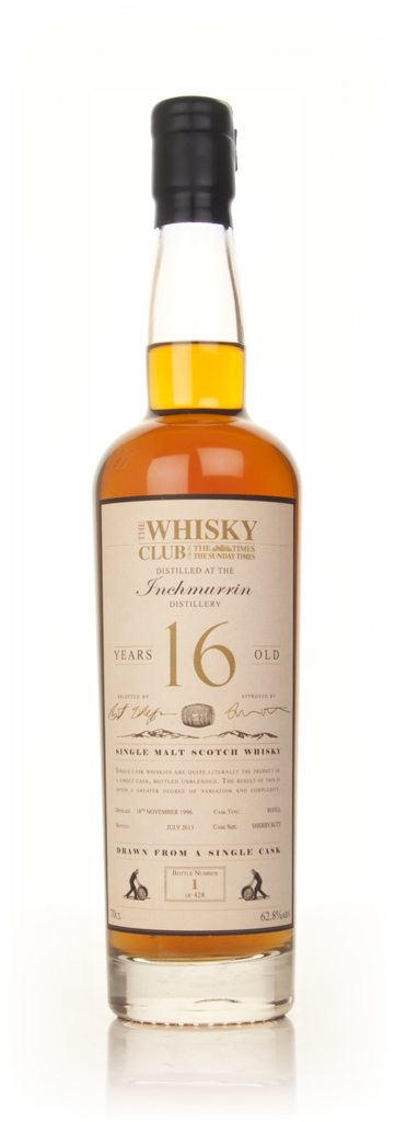 Inchmurrin 16 Year Old 1996 (The Whisky Club) 70cl product image