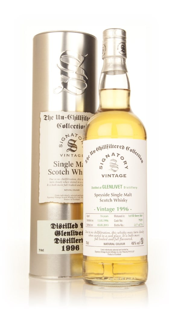 Glenlivet 16 Year Old 1996 (cask 79239) - Un-Chillfiltered Collection (Signatory) 70cl product image