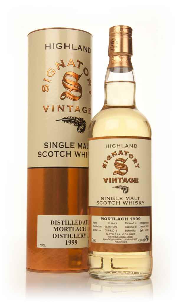 Mortlach 13 Year Old 1999 (casks 7900+7901) (Signatory) 70cl product image