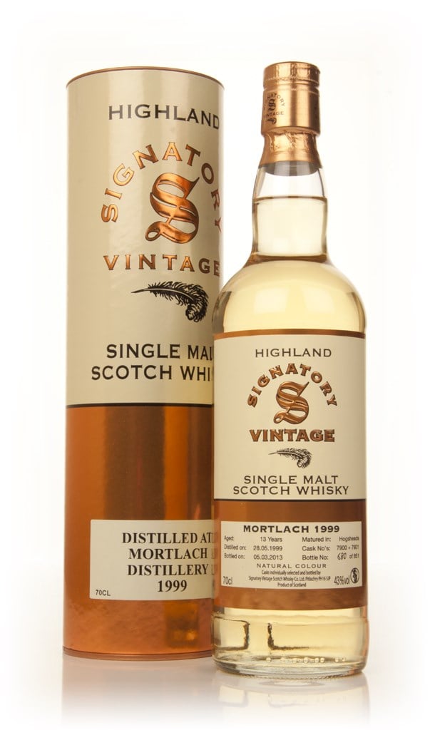 Mortlach 13 Year Old 1999 (casks 7900+7901) (Signatory) 70cl product image