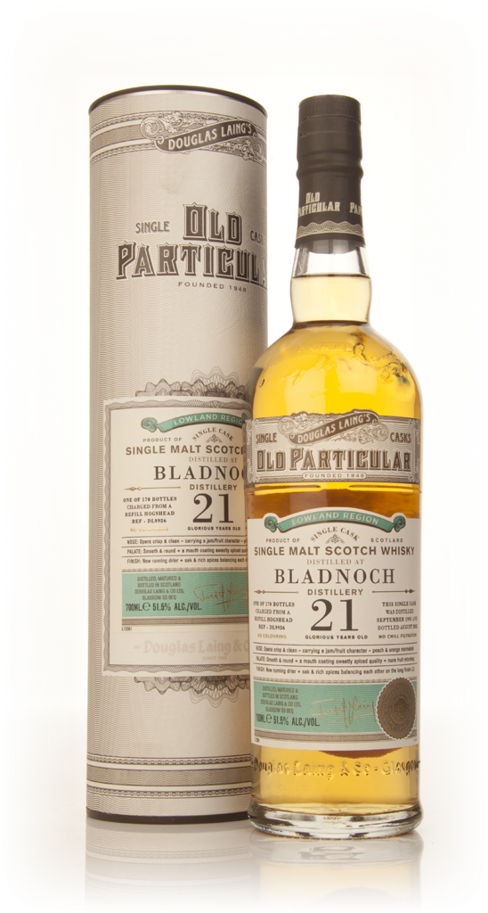 Bladnoch 21 Year Old 1991 (cask 9956) - Old Particular (Douglas Laing) 70cl product image