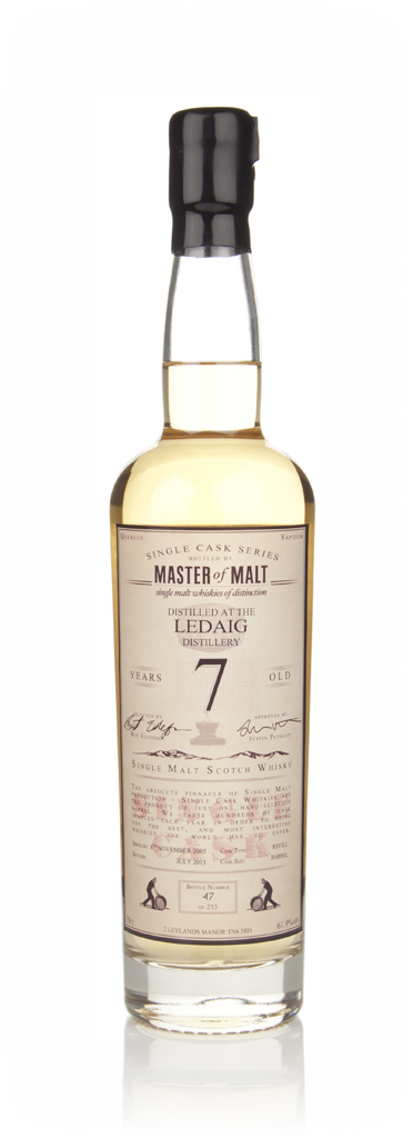 Ledaig  7 Year Old 2005 - Single Cask (Master of Malt) 70cl product image