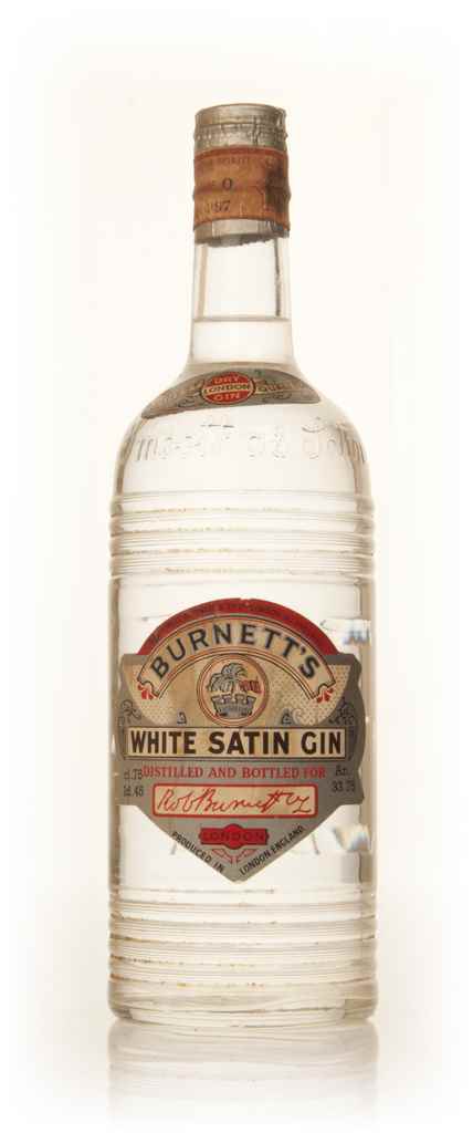 Burnett’s White Satin London Dry Gin - 1950s 75cl product image