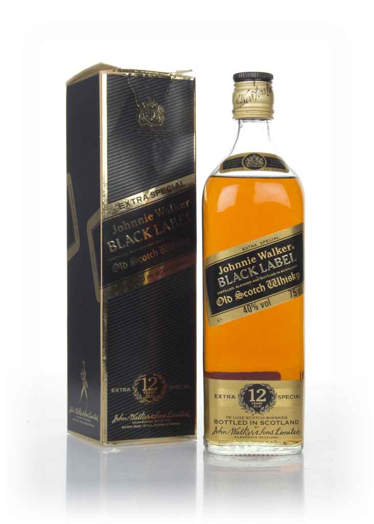 Johnnie Walker Black Label 12 Year Old - 1980s 75cl product image