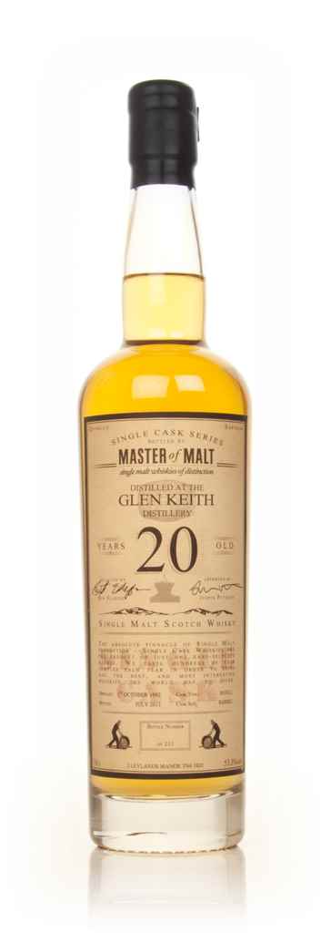 Glen Keith 20 Year Old 1992 - Single Cask (Master of Malt) 70cl product image