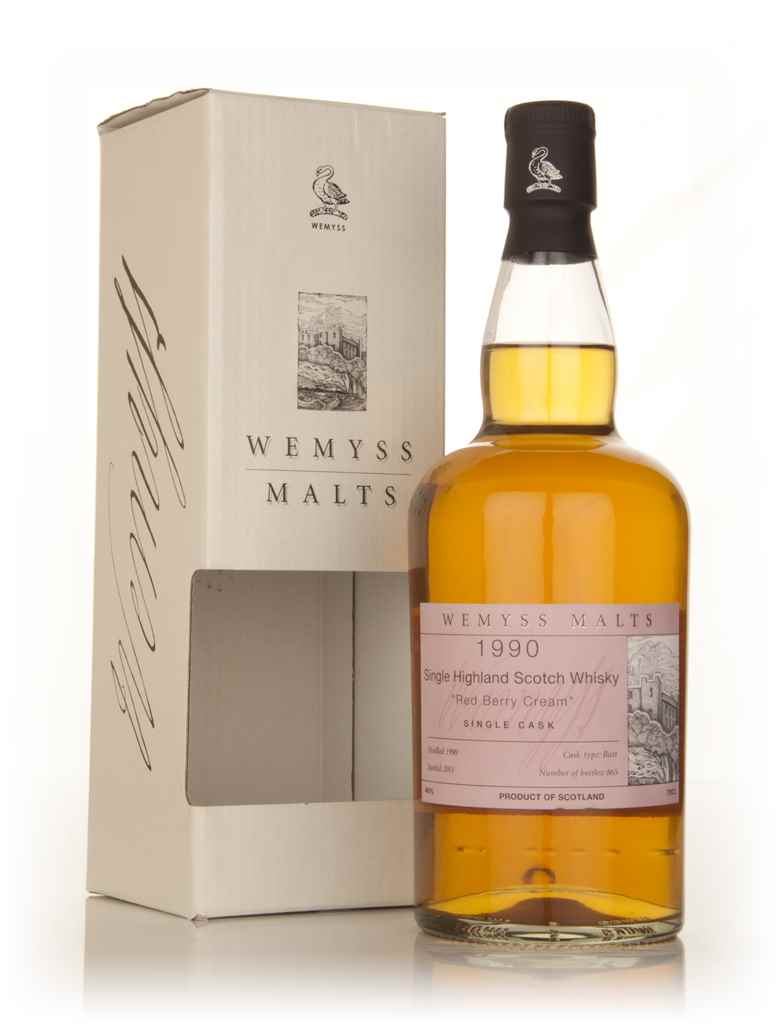 Wemyss Red Berry Cream 1990 70cl product image