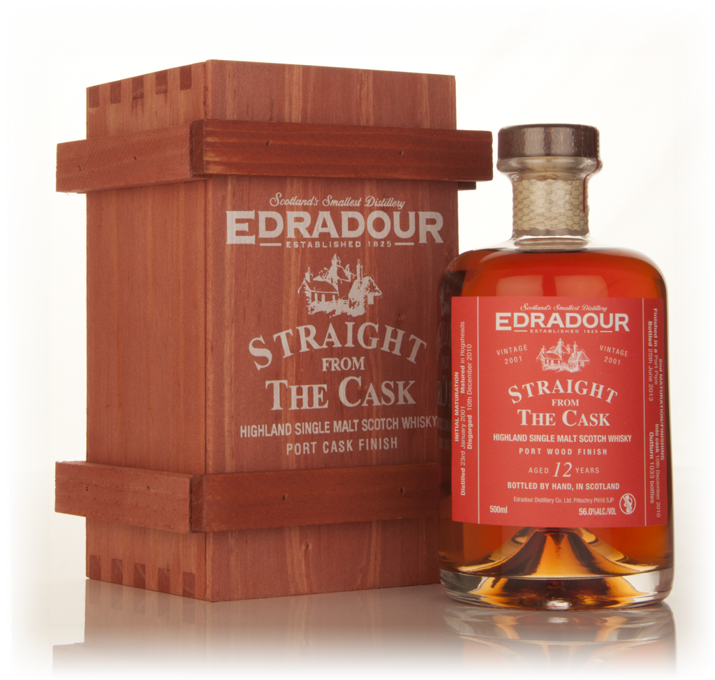 Edradour 12 Year Old 2001 Port Wood Finish - Straight from the Cask 56% 50cl product image