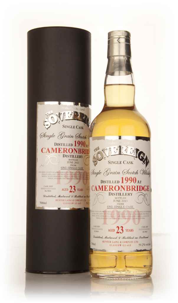 Cameronbridge 23 Year Old 1990 (cask 9860) - The Sovereign (Hunter Laing) 70cl product image
