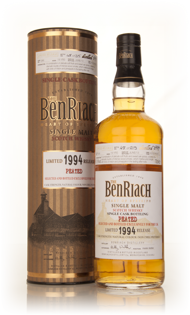 Benriach 19 Year Old 1994 Peated (cask 286) 70cl product image