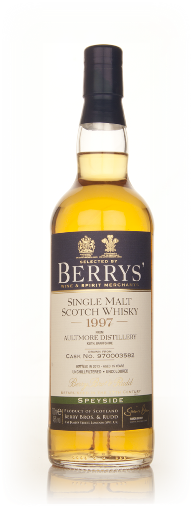 Aultmore 15 Year Old 1997 (cask 970003582) (Berry Bros. & Rudd) 70cl product image