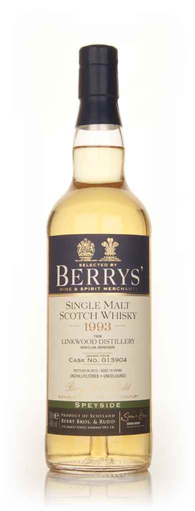 Linkwood 19 Year Old 1993 (cask 013904) (Berry Bros. & Rudd) 70cl product image