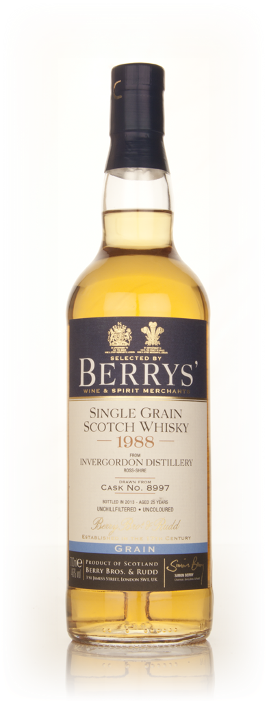 Invergordon 25 Year Old 1988 (cask 8997) (Berry Bros. & Rudd) 70cl product image