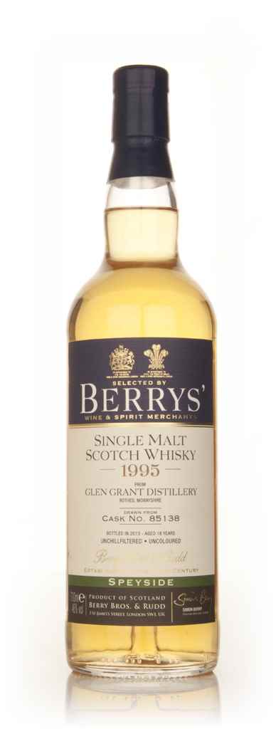 Glen Grant 18 Year Old 1995 (cask 85138) (Berry Bros. & Rudd) 70cl product image