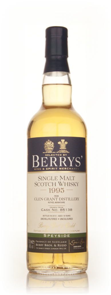 Glen Grant 18 Year Old 1995 (cask 85138) (Berry Bros. & Rudd) 70cl product image