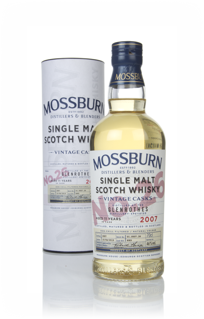 Glenrothes 11 Year Old 2007 - Vintage Casks (Mossburn) 70cl product image