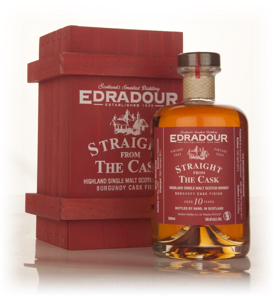 Edradour 10 Year Old 2002 Burgundy Cask Finish - Straight from the Cask 58.8% 50cl product image