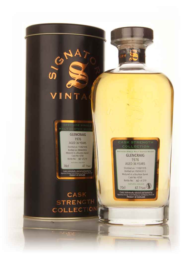 Glencraig 36 Year Old 1976 (cask 4258) - Cask Strength Collection (Signatory) 70cl product image