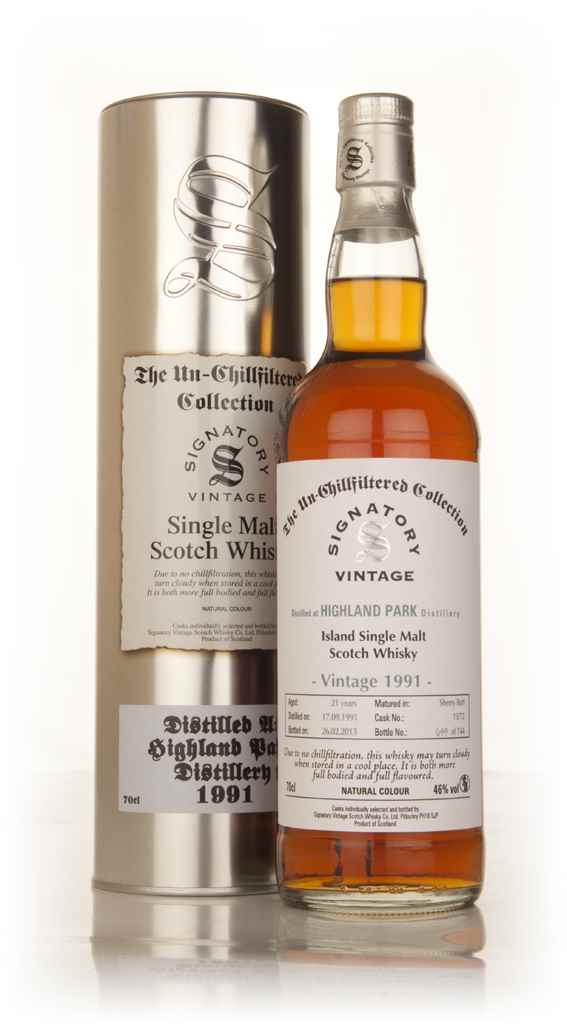 Highland Park 21 Year Old 1991 (cask 13/72) - Un-Chillfiltered Collection (Signatory) 70cl product image
