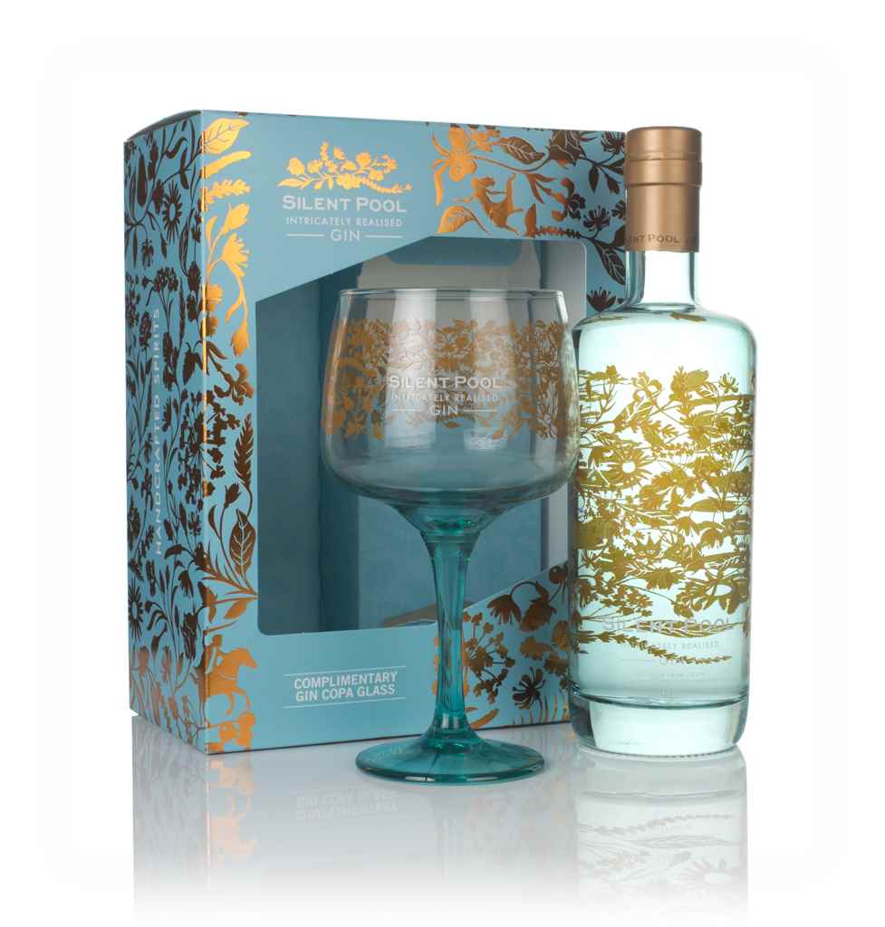 Silent Pool Gin Gift Pack with Glass 70cl product image