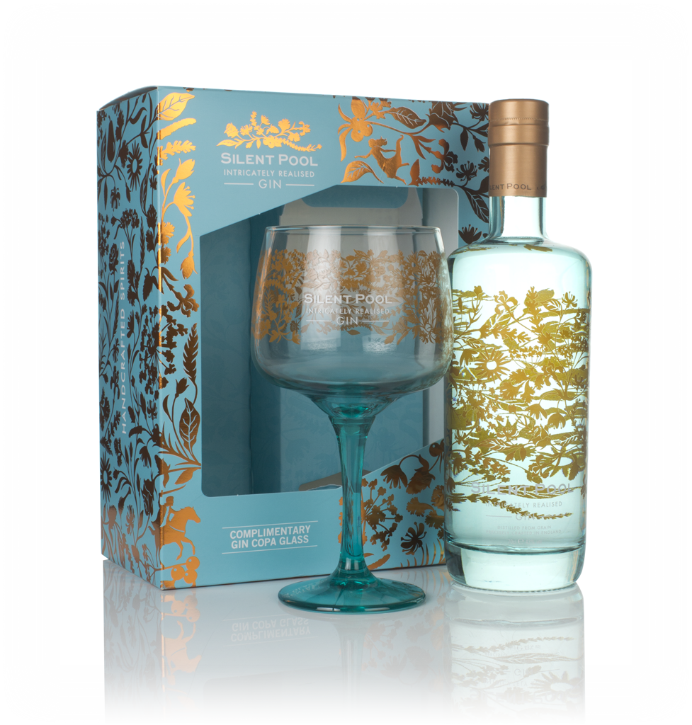 Silent Pool Gin Gift Pack with Glass 70cl product image