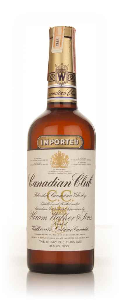Canadian Club 6 Year Old Whisky - 1965 43.4% 75cl product image
