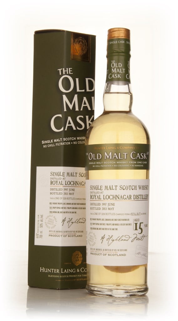 Lochnagar 15 Year Old 1997 (cask 9818) - Old Malt Cask (Hunter Laing) 70cl product image