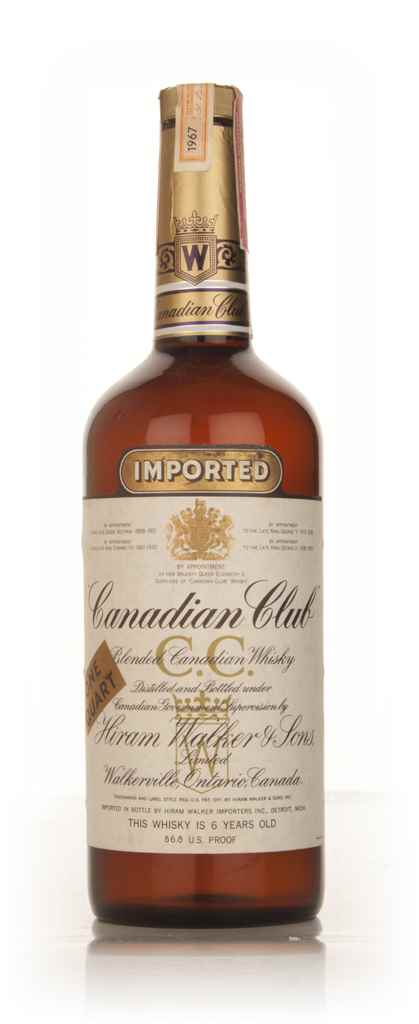 Canadian Club 6 Year Old Whisky 1l - 1967 100cl product image