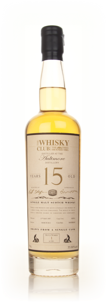 Aultmore 15 Year Old 1997 (The Whisky Club) 70cl product image