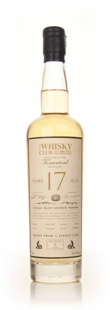 Tomintoul 17 Year Old 1995 (The Whisky Club) 70cl product image