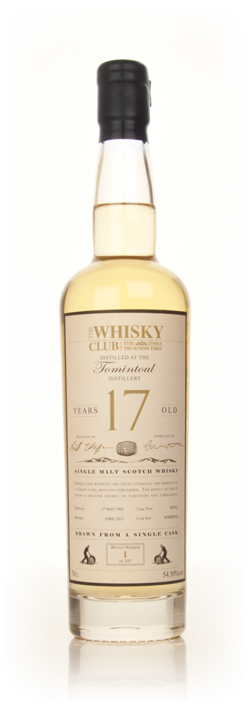 Tomintoul 17 Year Old 1995 (The Whisky Club) 70cl product image