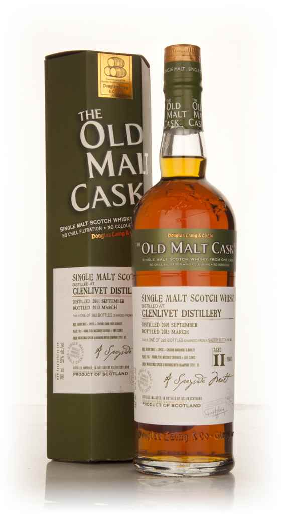 Glenlivet 11 Year Old 2001 (cask 9637) - Old Malt Cask (Douglas Laing) 70cl product image