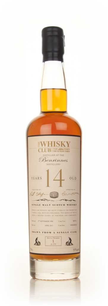 Benrinnes 14 Year Old 1998 (The Whisky Club) 70cl product image