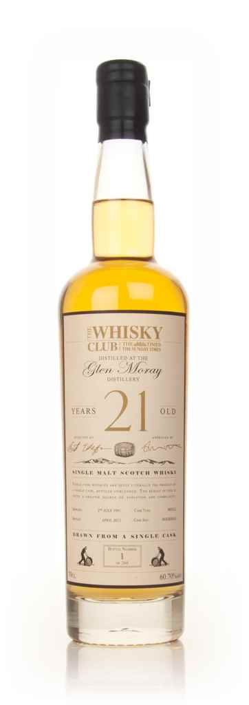 Glen Moray 21 Year Old 1991 (The Whisky Club) 70cl product image